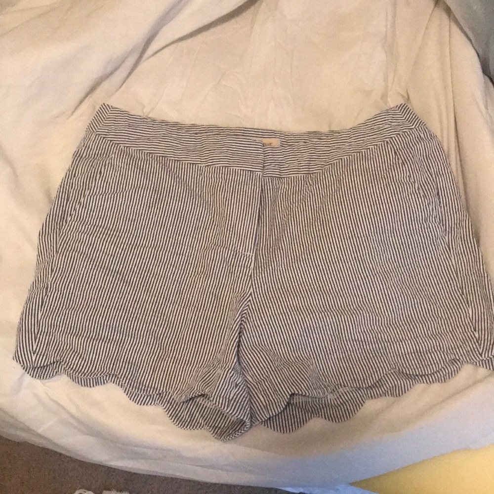 Pinstriped shorts
